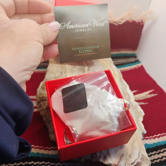 Carolyn Pollack AW Sterling Silver Sleeping Beauty Turquoise Ring Size 9 w/BOX - Picture 10 of 10